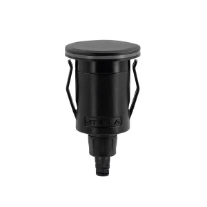Balizador solo Way ring 1w 3000k 6lm 360° IP67 preto-Stella  – 6152