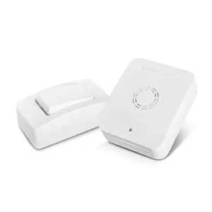 Campainha s/fio pilha/energ 52 sons biv branca-Qualitronix – QC1