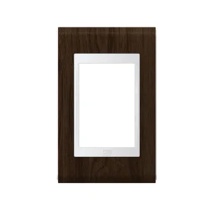 Placa Refinatto Concept 4×2 3módulos tabaco/branco-Weg – 14078463