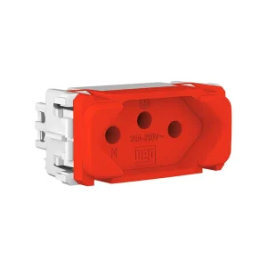 Módulo tomada 2p+t 20aComposé   vermelho-Weg – 13203152