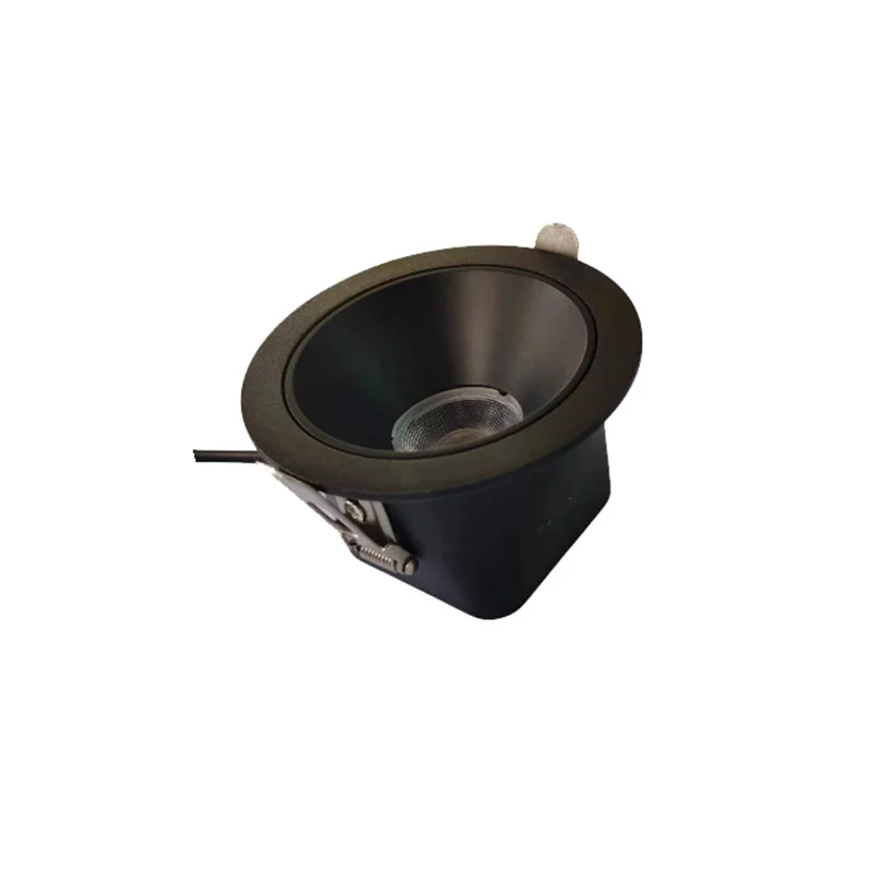 Spot embutir downlight redondo 7w 3000k 770lm 24º IP20 preto abs-Astraled – DL-7021 - Image 3