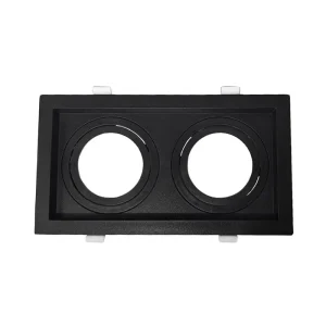 Spot embutir duplo recuado clic mv para PAR20 preto ABS-Saveenergy – 100008438