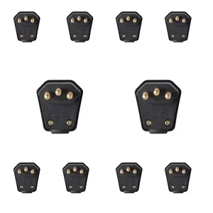 Plugue prensa Weg cabo macho 2p+t 20a 90º preto Kit com 10 peças – 13302197