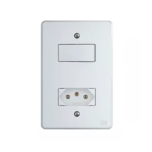 Conjunto Equille Interruptor Pararelo e Tomada 10a branco-Weg – 14235688