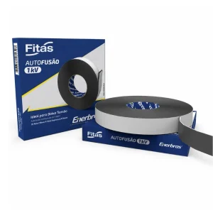 Fita isolante autofusão baixa tensão 1kv 5m preta-Enerbras – 500-EAF/BT