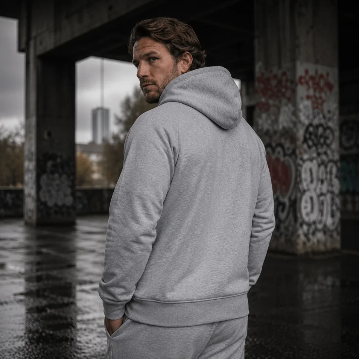 Hoodie UNIT - Grau - Image 6