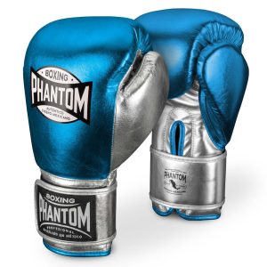 Boxhandschuhe MEXICO - Hellblau/Silber