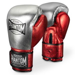 Boxhandschuhe MEXICO - Silber/Rot