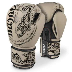 Boxhandschuhe Muay Thai - Sandgrau