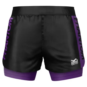 Fightshorts FUSION-R 2in1 RANKED - Lila