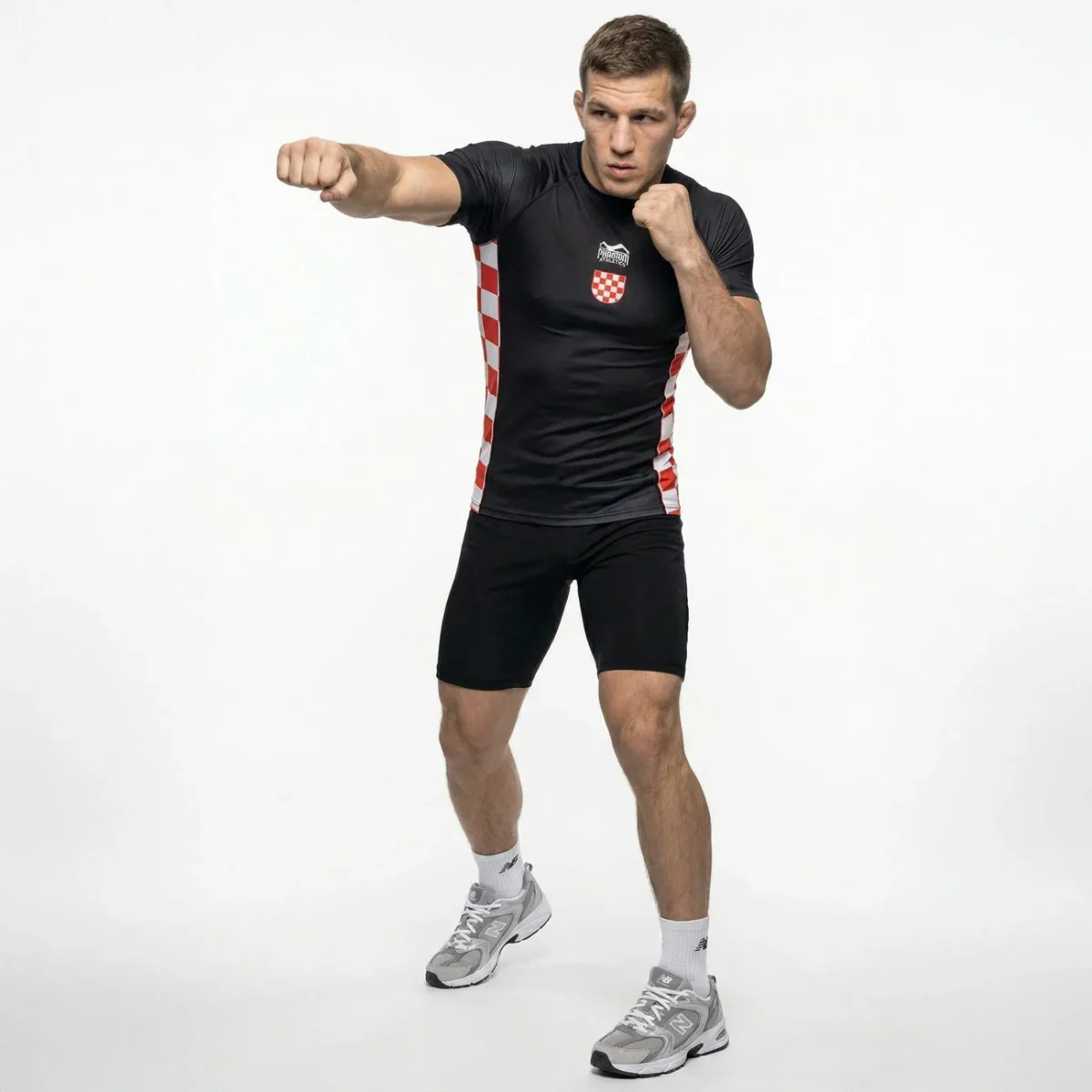 Rashguard Team Croatia - Schwarz - Image 4