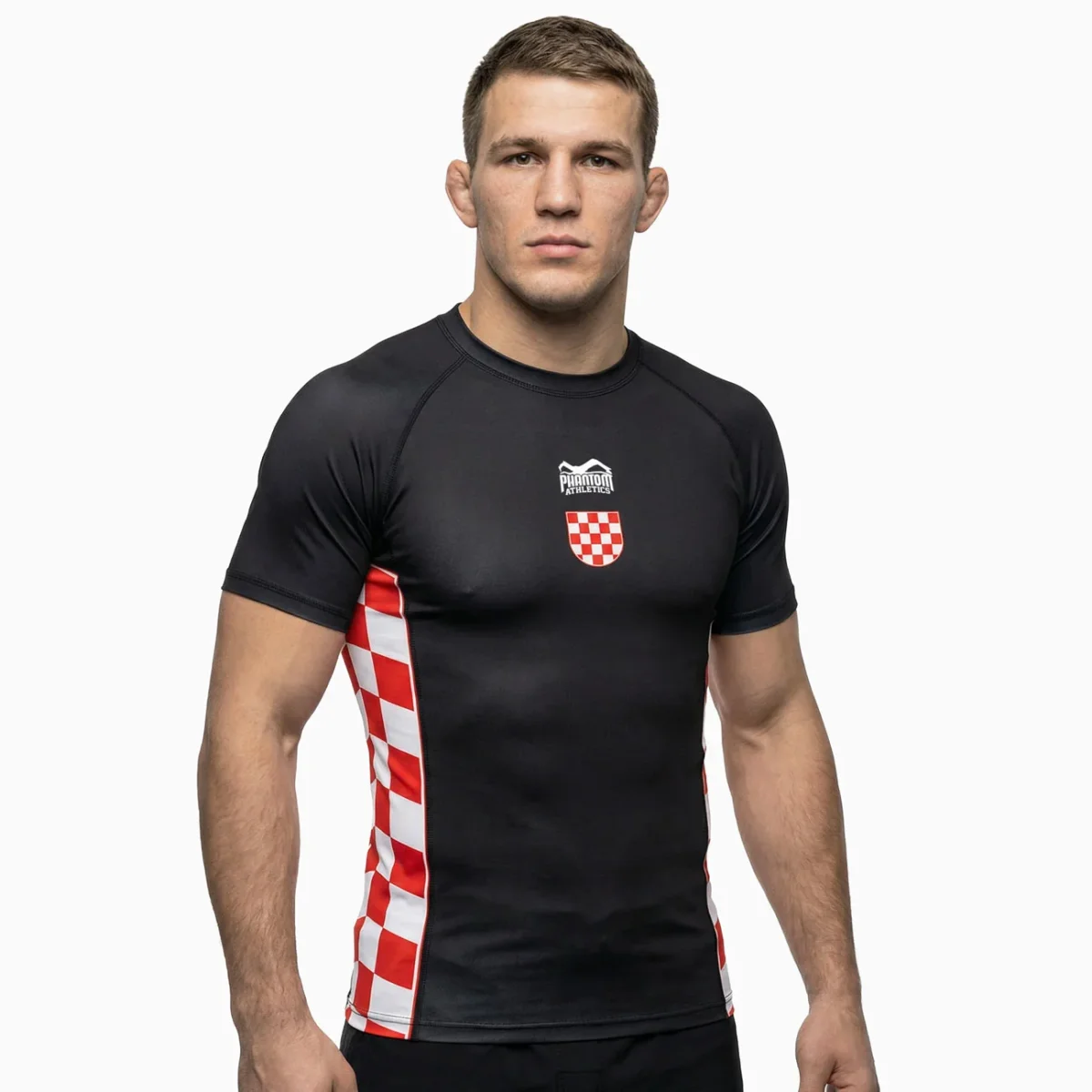 Rashguard Team Croatia - Schwarz - Image 2