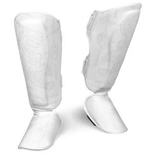 Schienbeinschutz Muay Thai - Frost White