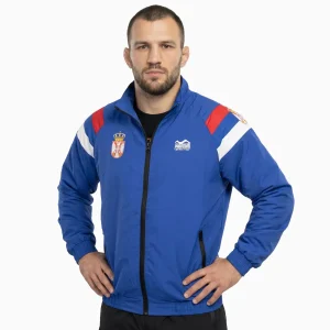 Trainingsjacke DMC - Team Serbia - Blau