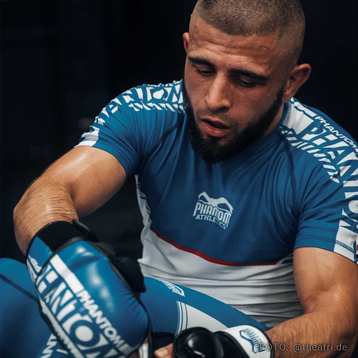 MMA Sparring Handschuhe APEX - BLUE - Image 9