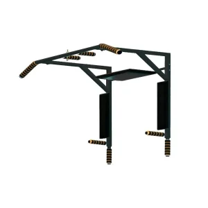 Barra Horizontal de Parede Leve até 130 Kg "3 em 1" MONGOOSE SPEKTR 78*67*56 cm Preto