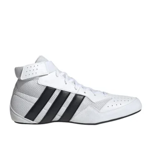 Kinder Ringerschuhe Adidas Havoc Plus - Weiß/Schwarz