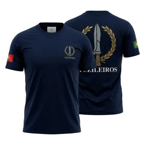 T-shirt estampada Fuzileiro - 220g